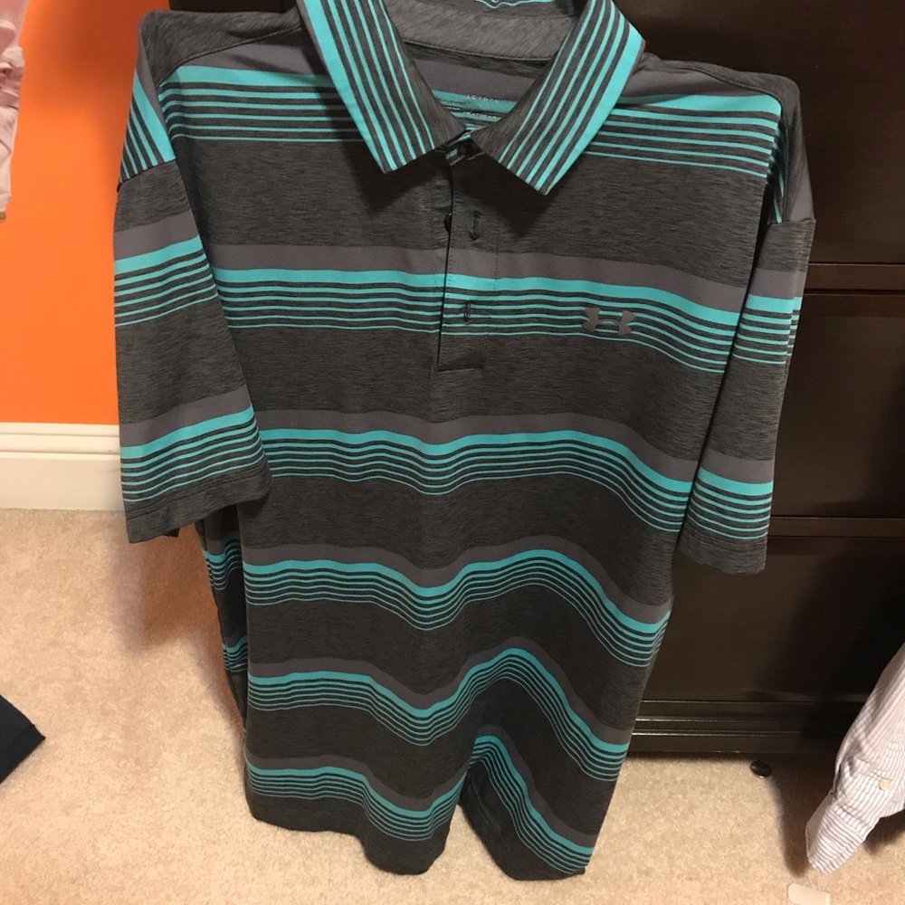 Under Armour Golf polo.